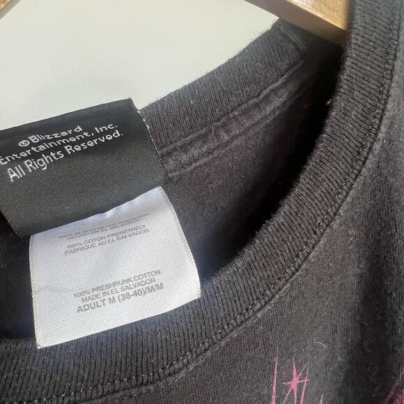 World of Warcraft Shirt Adult Medium Black Jinx Paladin Graphic Vintage Y2K - Picture 3 of 7